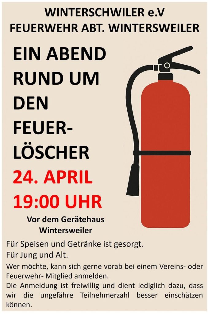 Feuerlöscher Demo durch WWev